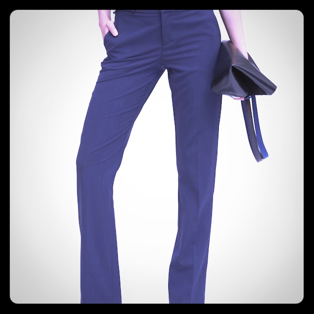 Banana Republic Women’s Logan Navy Trousers